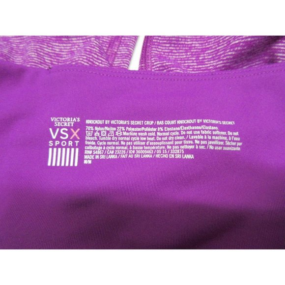 Victoria's Secret VSX women's knockout crop workout athletic leggings, M - Picture 7 of 12